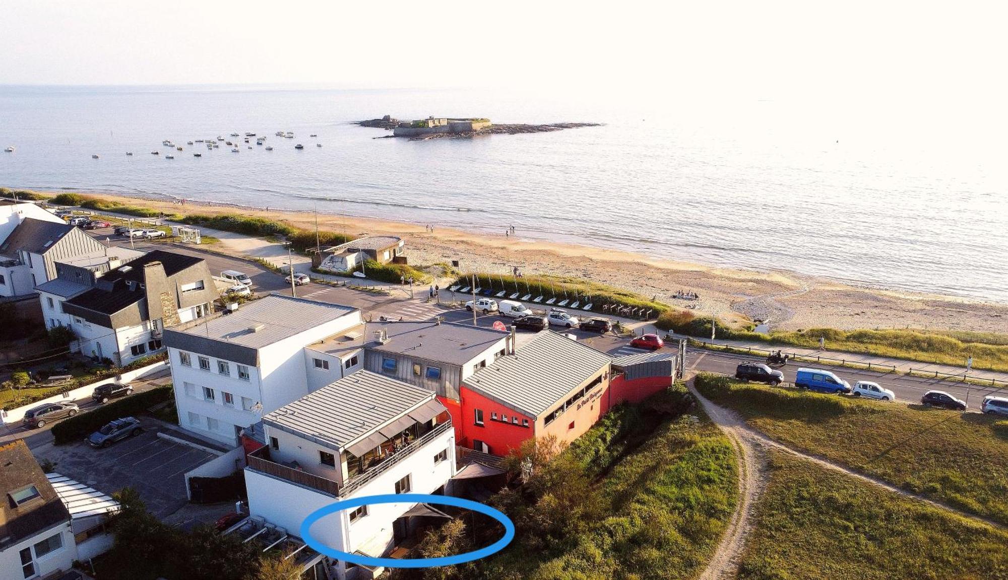 L'Horizon - Bord De Mer Ploemeur Eksteriør billede